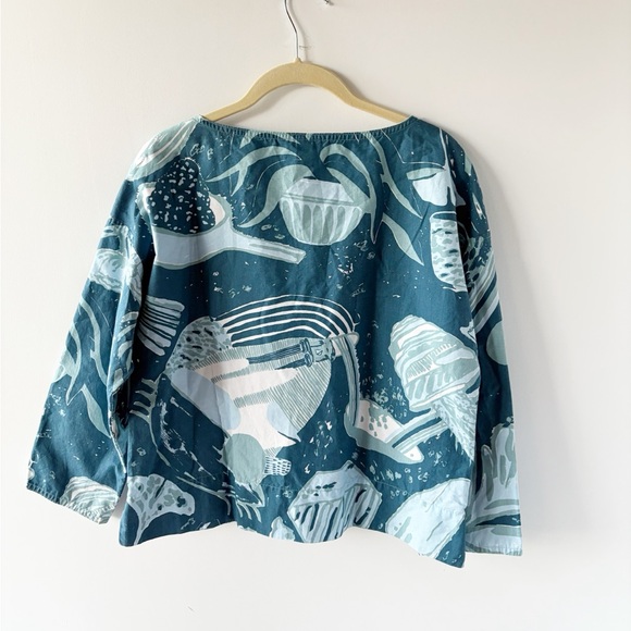 Gravel & Gold Loosey Lucy print Top 2 M Medium - Picture 2 of 3